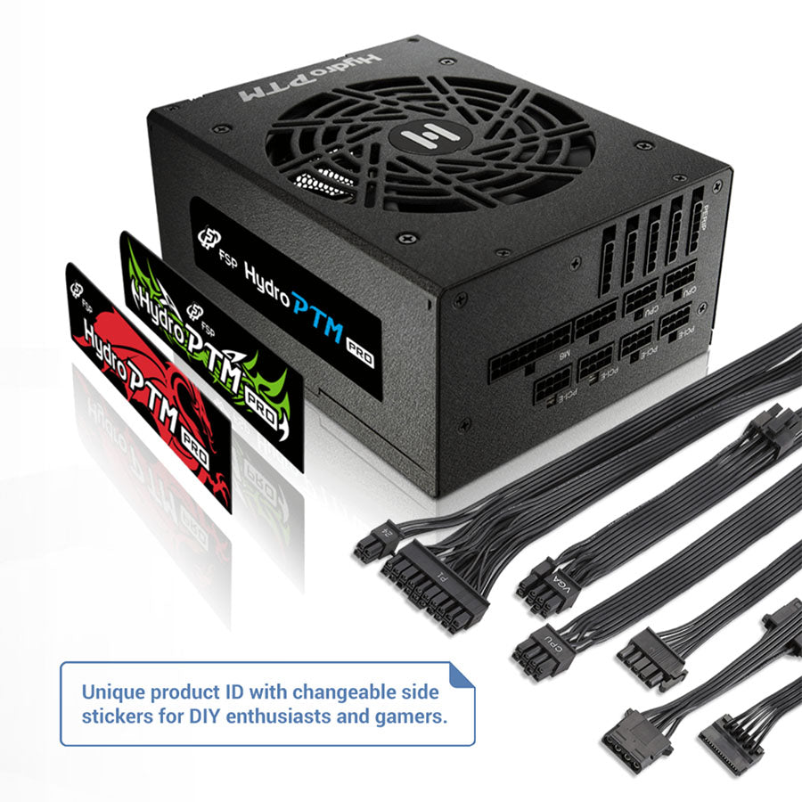 FSP Hydro PTM Pro 1200W 80 PLUS® Platinum Full Modular ATX3.0 PCIe5.0 Power Supply (10 Year Warranty)