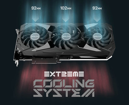 GALAX NVIDIA GeForce RTX 4070 Ti ST 1-Click OC 12GB GDDR6X 192-bit DP*3 Graphics Card