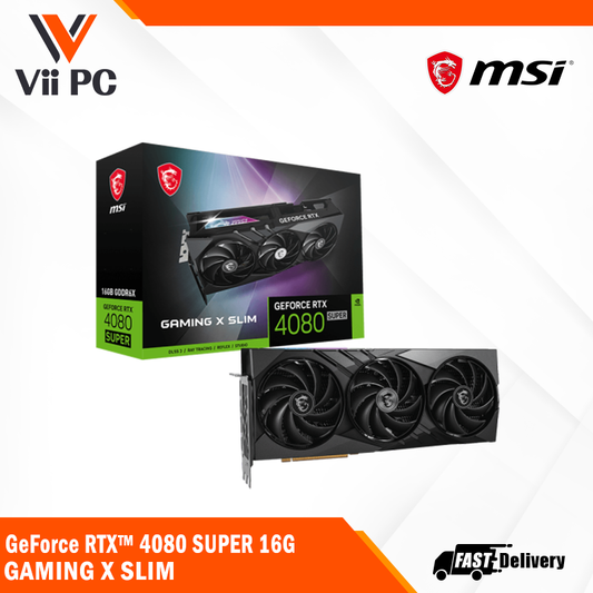 MSI GeForce NVIDIA RTX™ 4080 SUPER 16G GDRR6X GAMING X SLIM Graphics Card