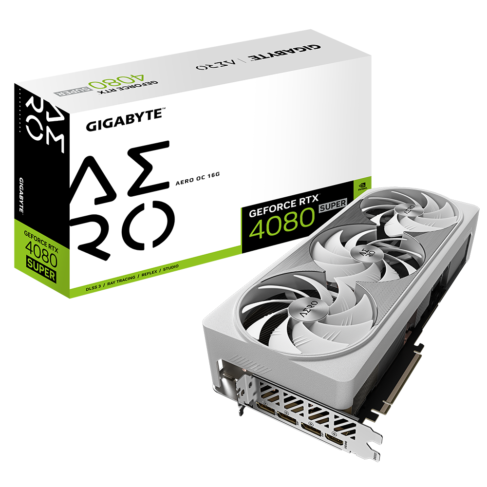 GIGABYTE GeForce RTX™ 4080 SUPER AERO OC 16GB GDDR6X Graphics Card