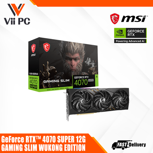 MSI GeForce RTX™ 4070 SUPER 12G GAMING SLIM WUKONG EDITION Graphics Card