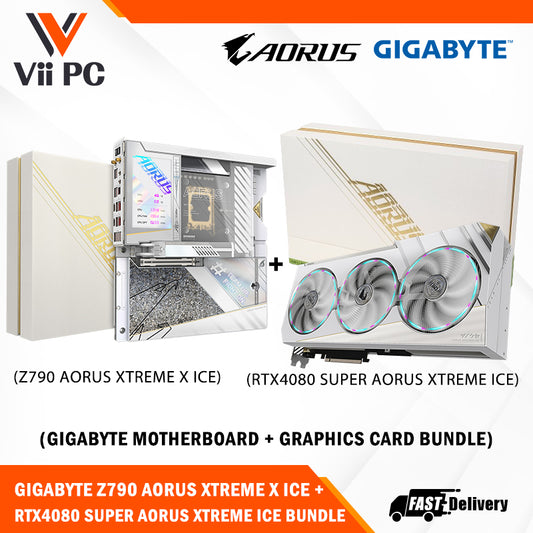 GIGABYTE Z790 AORUS XTREME X ICE Motherboard + AORUS GeForce RTX4080 SUPER XTREME ICE 16GB Graphics Card Bundle **Limited Stock**