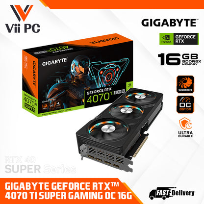 GIGABYTE GeForce RTX™ 4070 Ti SUPER GAMING OC 16GB GDDR6X Graphics Card