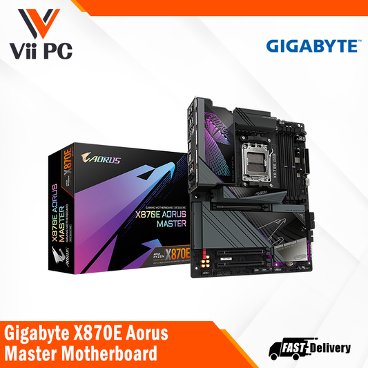 Gigabyte X870E AORUS MASTER X870 AMD Ryzen 9000 Series DDR5 Motherboard