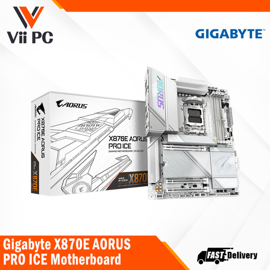 Gigabyte X870E AORUS PRO ICE X870 AMD Ryzen 9000 Series DDR5 Motherboard