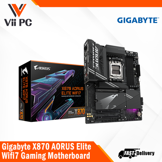 Gigabyte X870 AORUS Elite Wifi7 AMD Ryzen 9000 Series DDR5 Gaming Motherboard