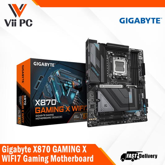 Gigabyte X870 GAMING X WIFI7 AMD Ryzen 9000 Series DDR5 Gaming Motherboard