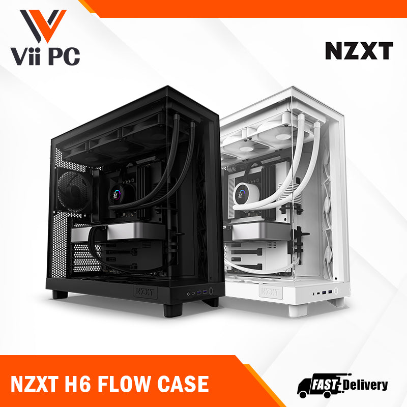 H6 Flow Compact Dual-Chamber Mid-Tower Airflow Case