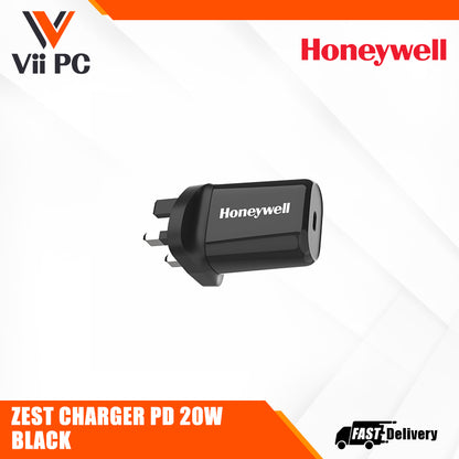 Honeywell ZEST CHARGER PD 20W Platinum Series/3 Years Warranty - BLACK/WHITE