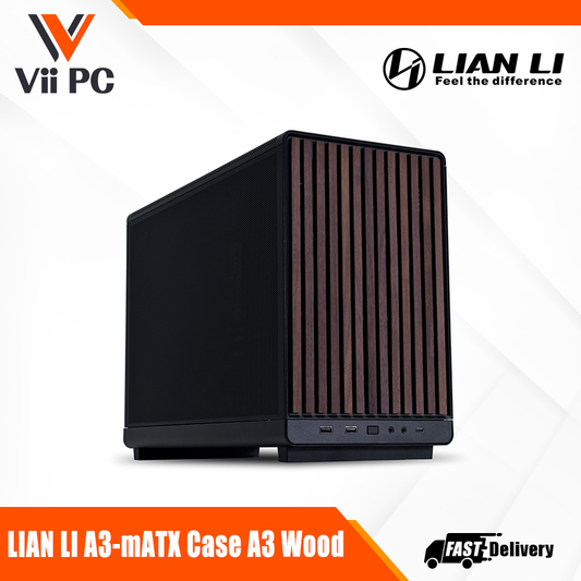 LIAN LI A3-mATX Wood Micro ATX Case - Compact, High-Performance PC Case for Custom Builds