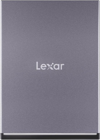 Lexar® SL210 Portable SSD (500GB, 1TB) - Up to 550MB/s read, High Transfer Speed, Sleek and Slim Design, Exceptional Durability, 256-bit AES Encryption