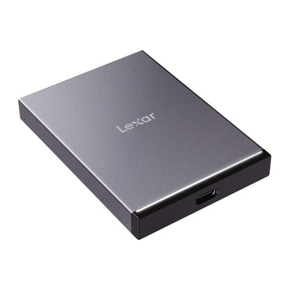 Lexar® SL210 Portable SSD (500GB, 1TB) - Up to 550MB/s read, High Transfer Speed, Sleek and Slim Design, Exceptional Durability, 256-bit AES Encryption