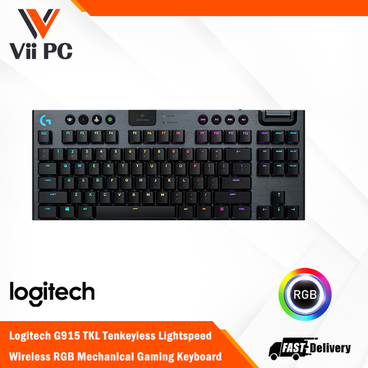 LOGITECH G915 TKL WIRELESS MECHANICAL RGB KEYBOARD