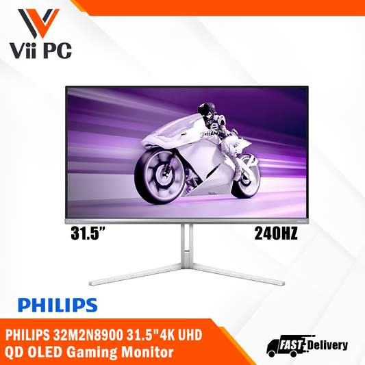 PHILIPS 32M2N8900 31.5" 4K UHD, Flatscreen, 240Hz, QD OLED Gaming Monitor