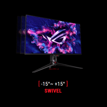 ASUS ROG Swift OLED PG32UCDM 32" Gaming Monitor (31.5" view, 4K UHD(3840x2160), QD-OLED, 240Hz, 0.03ms(GTG), G-SYNC, custom heatsink, graphene film, uniform brightness, 99%DCI-P3, 90W Type-C) (*Pre-Order 30days)