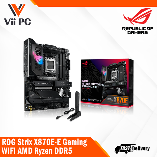 ASUS ROG STRIX X870E-E GAMING WIFI AMD Ryzen 9000 Series DDR5 Motherboard