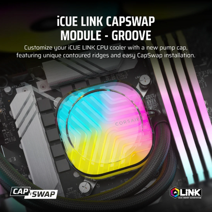 Corsair iCUE LINK CapSwap Module AIO Pump Cap – Groove