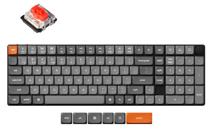 Keychron K17 Max QMK Wireless Custom Mechanical Keyboard - Switch (Red/Blue/Brown)