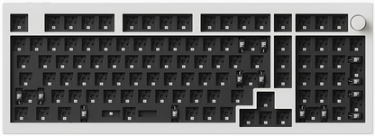 Keychron Q5 Max QMK/VIA Wireless Custom Mechanical Keyboard Barebone Knob - Black/White