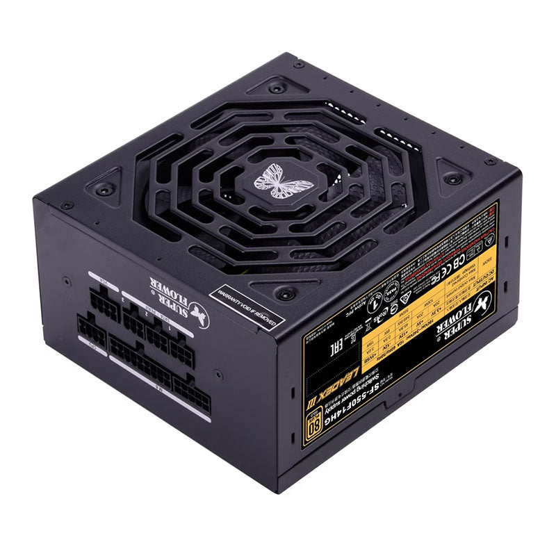 Super Flower Leadex III Gold 550W 80 Plus® Gold Full Modular Power Supply (SF-550F14HG) - Perfect For Professional & High Performance Gaming System (10 Year Warranty)