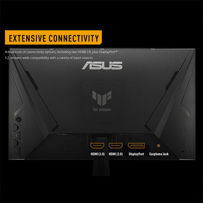 ASUS TUF Gaming VG279Q3A Gaming Monitor - 27" FHD (1920x1080), 180Hz, Fast IPS, ELMB Sync, 1ms (GTG), FreeSync Premium™, G-Sync compatible, VESA AdaptiveSync Display 180Hz. Variable Overdrive, 99% sRGB