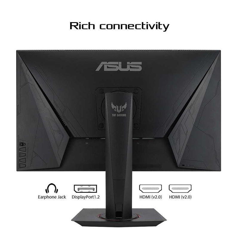 ASUS TUF Gaming VG279QM HDR Gaming Monitor - 27" FHD (1920x1080), Fast IPS, Overclockable 280Hz (Above 240Hz, 144Hz), 1ms (GTG), ELMB SYNC, G-SYNC Compatible, DisplayHDR™ 400