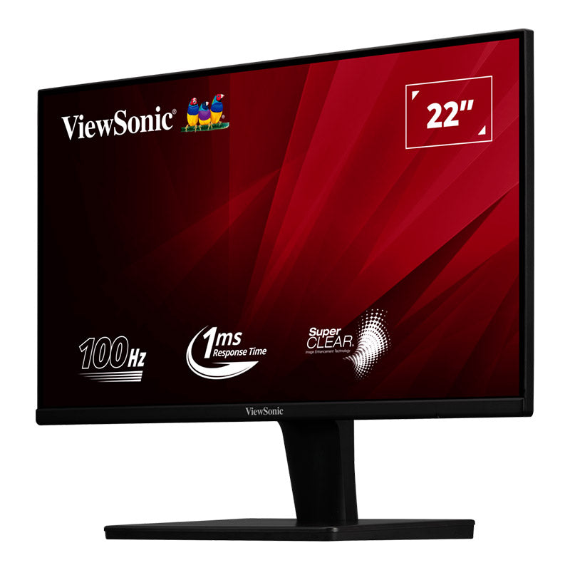 ViewSonic VA2215-H 22" 1920x1080 Full HD Monitor, 100Hz FreeSync, SuperClear®, 1ms (MPRT), Eyecare, VA Technology