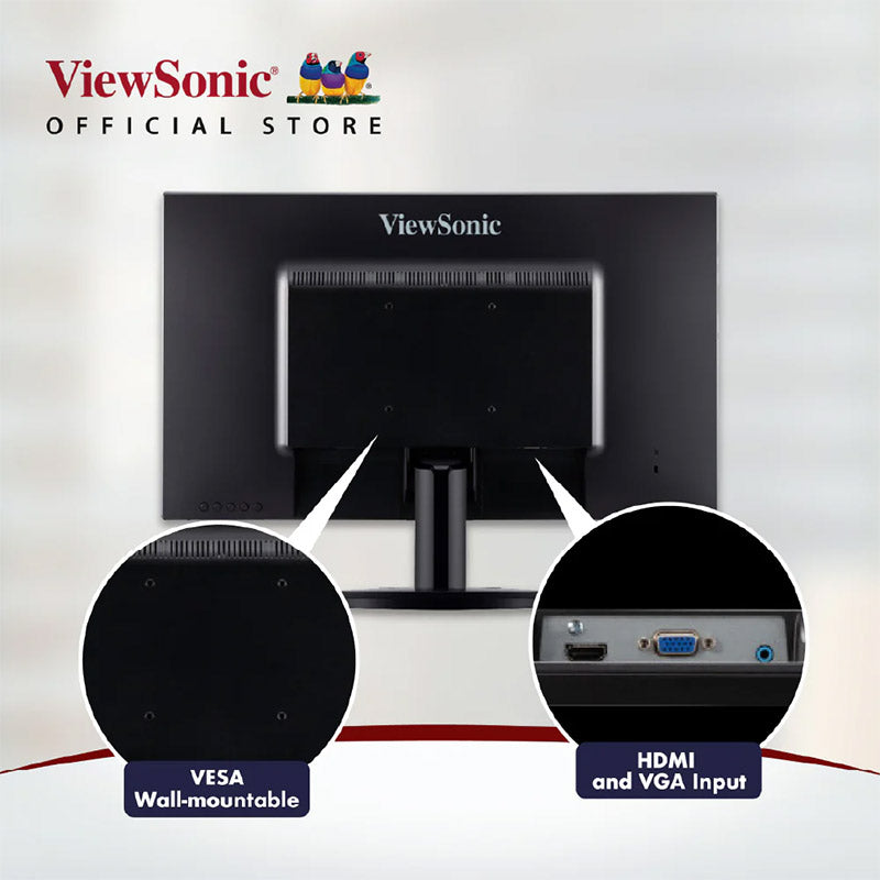 ViewSonic VA2432-MHD 24” IPS Monitor Featuring Display Port, HDMI and Speakers