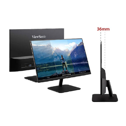 ViewSonic VA2432-MHD 24” IPS Monitor Featuring Display Port, HDMI and Speakers