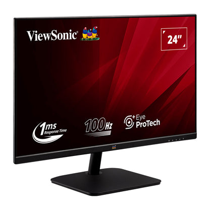 ViewSonic VA2432-MHD 24” IPS Monitor Featuring Display Port, HDMI and Speakers