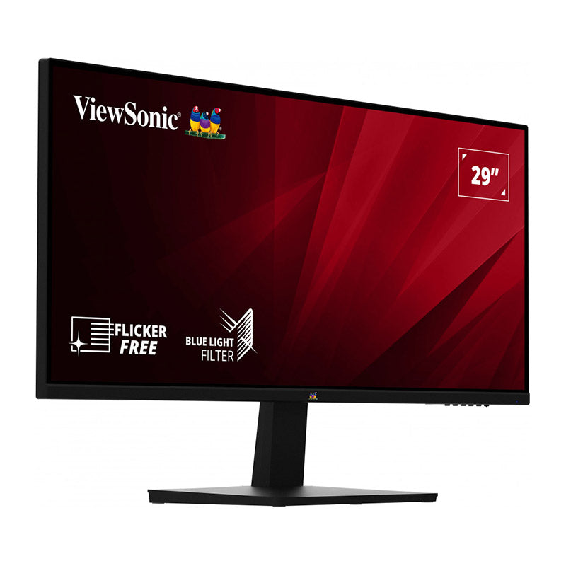 ViewSonic VA2932-MHD 29" WFHD IPS Monitor with Frameless Design, 75Hz Refresh rate, Flicker-Free & Blue Light Filter, for Home and Office Use