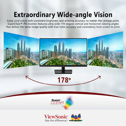 ViewSonic VA3209-MH 32” Full HD, 75Hz, IPS Monitor with Built-In Speakers