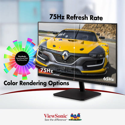 ViewSonic VA2732-H 27” SuperClear® IPS Monitor, HDMI VGA, Full HD 1080p, 75Hz