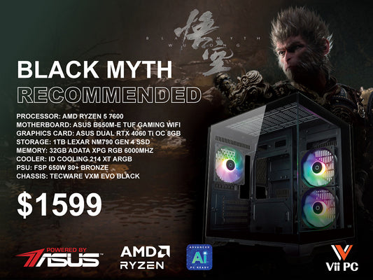 BLACK MYTH RECOMMENDED - AMD