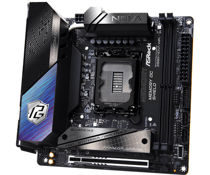 ASRock Z890I Nova WiFi 7 Intel® Core™ Ultra Processors Mini-ITX Gaming Motherboard