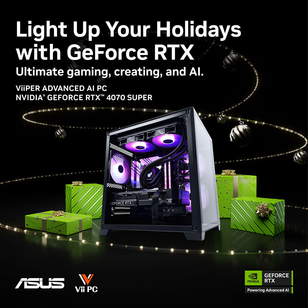 ViiPER Advanced AI PC NVIDIA® GeForce RTX™ 4070 SUPER (Powered By ASUS)