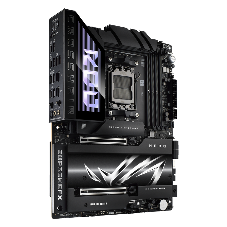 ASUS ROG CROSSHAIR X870E HERO WIFI AM5 ATX Motherboard + AMD Ryzen™ 7 9800X3D Desktop Processor BUNDLE