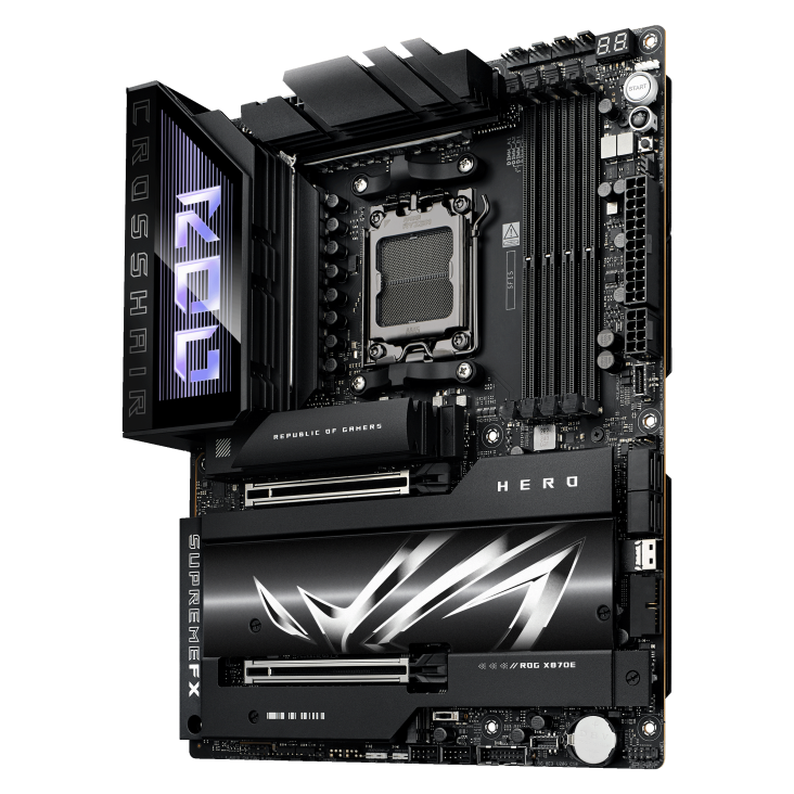 ASUS ROG CROSSHAIR X870E HERO WIFI AM5 ATX Motherboard + AMD Ryzen™ 7 9800X3D Desktop Processor BUNDLE