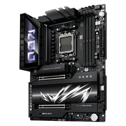 ASUS ROG CROSSHAIR X870E HERO WIFI AM5 ATX Motherboard + AMD Ryzen™ 7 9800X3D Desktop Processor BUNDLE