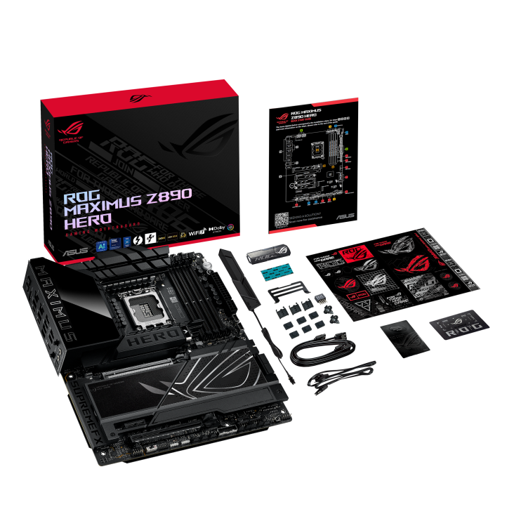 ASUS ROG MAXIMUS Z890 HERO GAMING WIFI AM5 ATX Motherboard + Intel® Core™ Ultra 9 Processor 285K BUNDLE