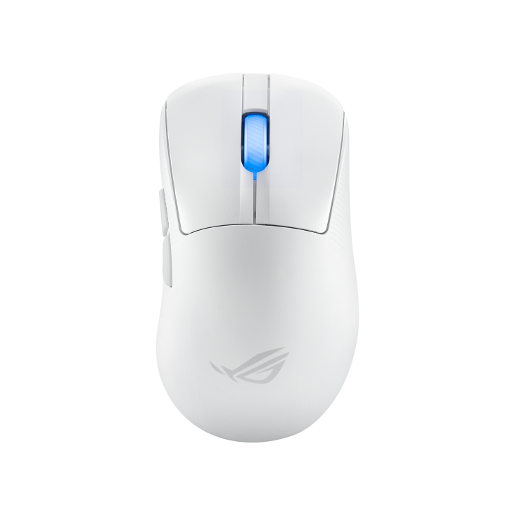 ASUS ROG Keris II Ace Ultralight 54-gram Ergonomic Gaming Mouse BLACK/Moonlight WHITE