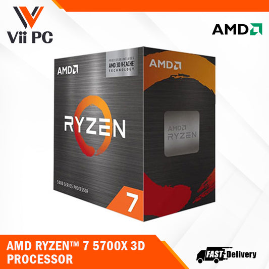 AMD Ryzen™ 7 5700X3D/5700X 3D Without Cooler Ryzen 7 5000 Series 8-Core 3.0GHz Socket AM4 105W Non-Integrated Boxed Processor