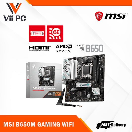 MSI B650M GAMING WIFI Socket AM5 2x M.2 Motherboard