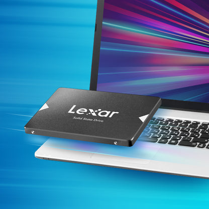 Lexar® NS100 2.5” SATA III (6Gb/s) SSD (128GB / 512GB / 1TB / 2TB) - Up to 550MB/s read