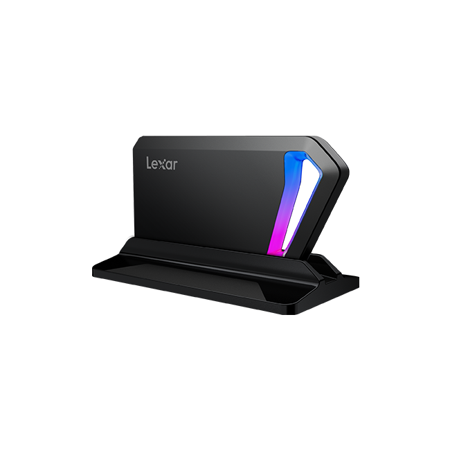 Lexar® SL660 BLAZE Gaming Portable SSD (512GB / 1TB) - Up to 2000MB/s read, up to 2000MB/s write, Superior Transfer Speed, Vibrant RGB LEDs, Exceptional durability,  256-bit AES Encryption