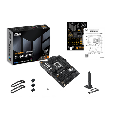 ASUS TUF GAMING X870-PLUS WIFI AM5 ATX Motherboard + AMD Ryzen™ 7 9800X3D Desktop Processor BUNDLE