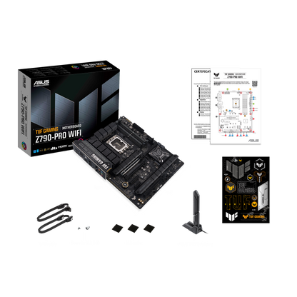 ASUS TUF GAMING Z790-PRO WIFI 6E Motherboard + Intel i5-14600K/i5-14600KF Processor BUNDLE